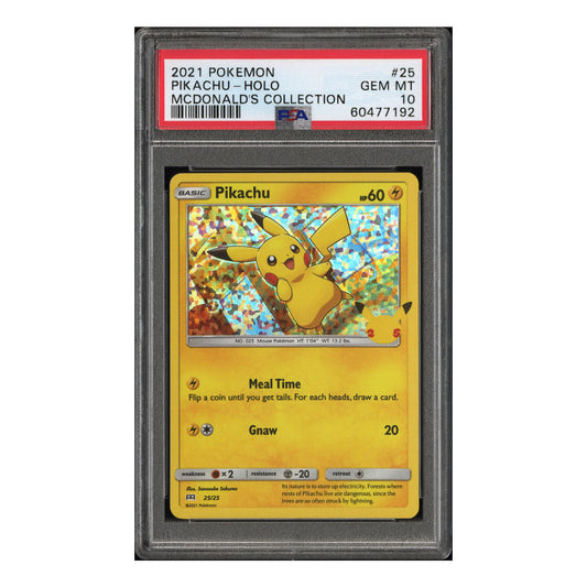 Pikachu 25th Celebrations Mcdonals Collection