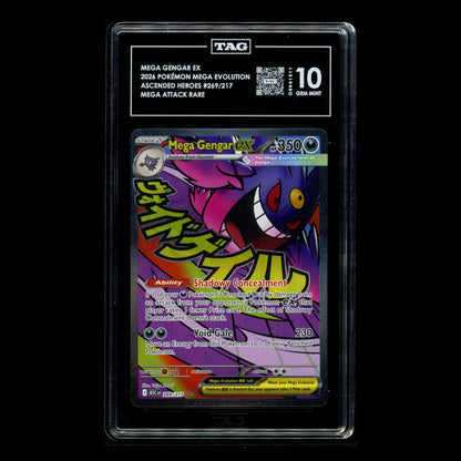 Mega Gengar ex – Ascended Heroes #269 – TAG Grade 10