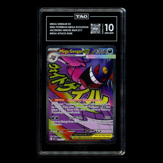 Mega Gengar ex – Ascended Heroes #269 – TAG Grade 10
