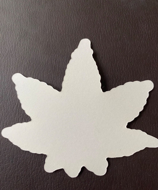 Holographic Marijuana Leaf Sticker