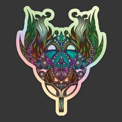 Holographic Sticker "Anamorph" Tipper Inspired Design