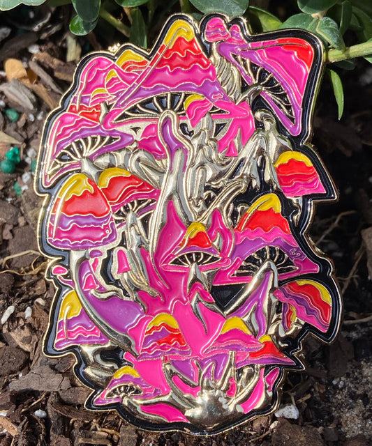 Sunset Trip 3D Enamel Pin