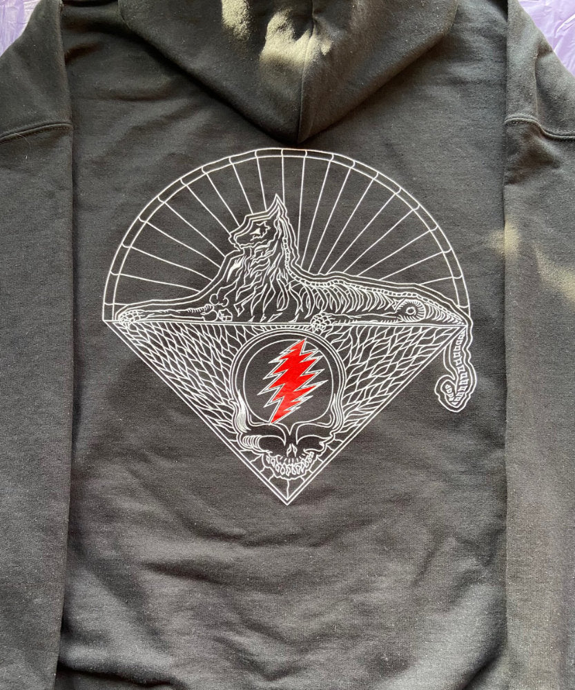 Skeleton Under the Stars Pullover Hoodie